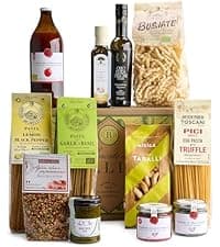 Mercato di Bellina Meat and Cheese Gift Box - Italian Charcuterie Gift Basket With Salami, Cheese, Olives, Crackers, Made in Italy for Holiday, Father's Day, Birthdays, Housewarming, Thank You