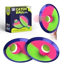 Toss and Catch Velcro Ball Set for Kids Outdoor Toys Yard Games Outside Games Beach Toys for 3 4 5 6 7 8 9 10 Year Old Boys Girls Classic Gift B0H36QJ768
