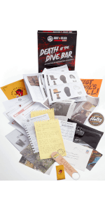 Hunt A Killer: Death At The Dive Bar, Solve a Murder at Old Scratch Tavern, Immersive Murder Mystery Game, Play Detective in Unsolved Mysteries, Great Gift For True Crime Fans, Designed for Ages 14+