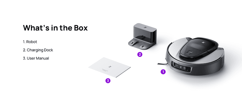 3i G10+ Robot Vacuum and Mop Combo, 18,000 Pa Suction, 60-Day Hands-Free Cleaning with Quiet Debris Compression, Smart LiDAR Navigation, Auto Extension Along Edges, Ideal for Hard Floors & Carpets