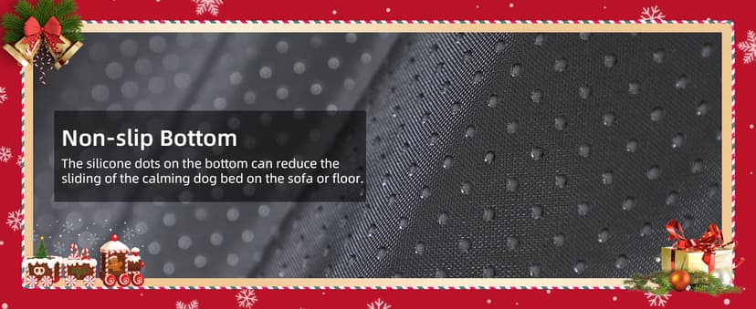 Calming Dog Bed Fluffy Plush Dog Mat for Furniture Protector with Removable Washable Cover for Large Medium Small Dogs and Cats (Large, Light Grey)