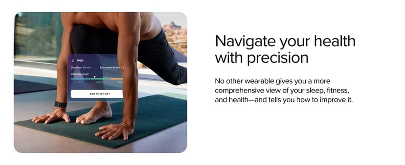 WHOOP 5.0/MG Activity Tracker - 12 Month Membership - Health and Fitness Wearable – 24/7 Activity and Sleep Tracker, Personalized Coaching, Menstrual Cycle Insights – 14+ Days Battery Life