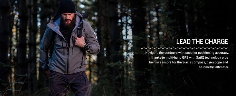 Garmin Tactix 8, 51mm Solar, Elite, Titanium Bezel, Sapphire Lens, Premium Tactical GPS Smartwatch, Includes Applied Ballistics Ultralight Elite Solver, 40M Dive Rating w/Wearable4U PowerBank Bundle