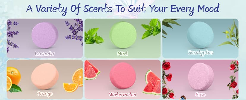 Shower Steamers Aromatherapy 8 Pack - Gifts for Women, Shower Bombs with Essential Oils, Self Care and Stress Relief Stocking Stuffers, Relaxation Birthday Gifts for Women and Men