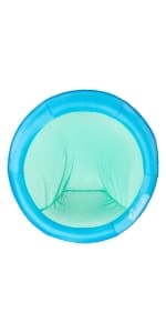 SwimWays Spring Float Premium Recliner Pool Lounger, Inflatable Pool Floats Adult with Fast Inflation for Ages 15 & Up, Sky Blue