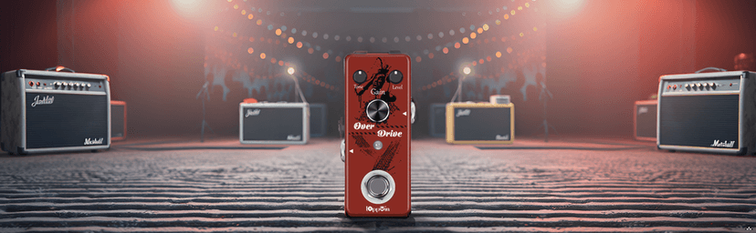 IOppWin HOLY WAR Heavy Metal Distortion Pedal - 3 Mode (Lo/Hi Boost) True Bypass, Mini Metal Casing, Guitar Effects Pedal