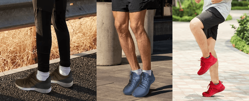 INZCOU Running Shoes Lightweight Tennis Shoes Non Slip Gym Workout Shoes Breathable Mesh Walking Sneakers