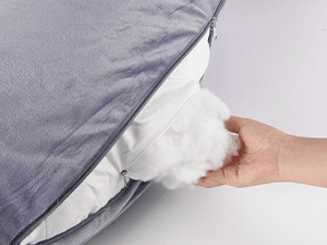 Momcozy Pregnancy Pillows for Sleeping, U Shaped Full Body Maternity Pillow with Removable Cover - Support for Back, Legs, Belly, HIPS for Pregnant Women, 57 Inch Pregnancy Pillow for Women, Grey