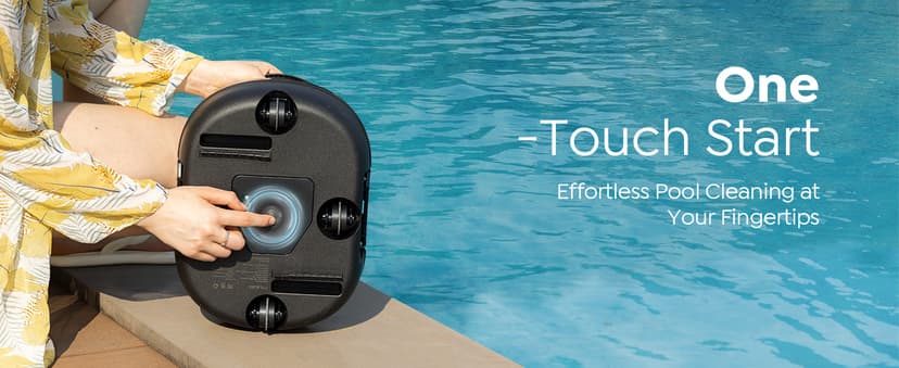 S1 PRO Cordless Pool Vacuum – Powerful Robotic Cleaner for Above-Ground Pools up to 1076 Sq.ft, 120-Min Runtime, 2.5H Fast Charging, Smart Auto-Parking Design