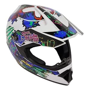 Adult Motocross Dirt Bike Helmet, Motorcycle Helmet Dirt Bike Motocross for Motocross, BMX, MX, UTV, Snowmobile, Go Kart, Racing, Skateboard, ATV Helmet, Goggles and Gloves