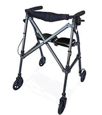 Able Life Tray Table, Adjustable Bamboo TV and Laptop Desk with Ergonomic Stand Assist Safety Handle, Independent Living Aid