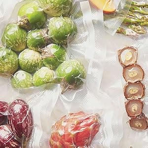 FoodSaver Custom Length Vacuum Sealer Bags Multipack, 5 Count Rolls for Airtight Food Storage and Sous Vide - Compatible with FoodSaver, 8 (2 Pack) and 11 (3 Pack)