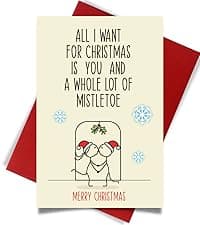 Cheerin Anniversary Day Cards for Him and Her - Romantic Greeting Card with Envelope - Sweet Birthday Card for Husband Wife Girlfriend Boyfriend