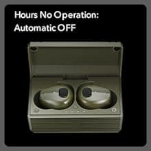 YHKEMA Electronic Shooting Earbuds - Ear Hearing Protection NRR 28dB Bluetooth 5.3 Noise Cancelling & Sound Amplification - Rechargeable Case for Hunting and Range(Green)