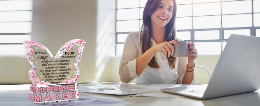 Birthday Gifts for Mom Birthday Gifts for Mom from Daughter Son, Mom Birthday Gift Ideas Unique Christmas Mothers Day Best Mom Ever Gift New Mom Single Mom Stepmom Butterfly Shaped Acrylic Plaque Sign