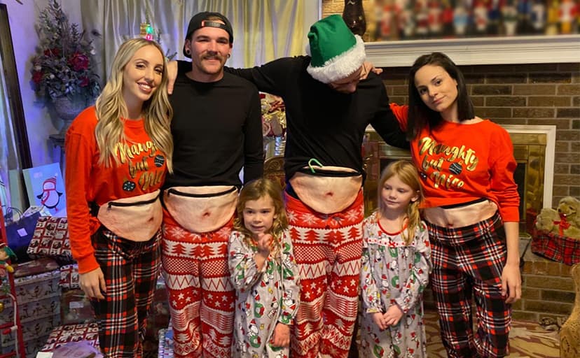 Funny Gifts White Elephant Gifts, Wisedom Gag Gifts Dad Bag Fanny Pack & 3D Beer Belly Waist Pack Waterproof For Women Men Christmas Stocking Stuffers for Men (Thin Hair)