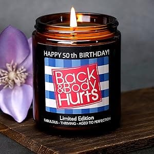 50th Birthday Gifts for Her and Him, 50th Birthday Decorations for Women Men, Funny Birthday Gifts for Women Mom Dad Husband Wife Friends Sister, Cool Best Gift Ideas for 50 Year Old Woman