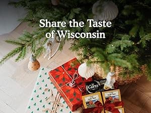 Wisconsin Cheese Company - Holiday Party Gift Box - Smoked Summer Sausages, 100% Wisconsin Cheese, Crackers, Pretzels & Mustard | Perfect for Parties, Charcuterie Boards, and Holiday Gifts