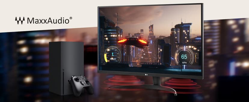 LG 32UR500K-B Ultrafine 32-inch 4K UHD (3840x2160) Computer Monitor HDR10 Built-in Speaker x2 OnScreen Control Reader Mode Flicker Safe Borderless Design HDMIx2 DisplayPort Black