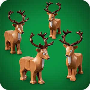 LEGO Santa's Sleigh - Building Toys for Kids, Boys & Girls, Ages 9+ - Indoor Christmas Decorations for Home W/Santa Claus Figurine & Reindeer - Gifts for Boys & Girls - 40499