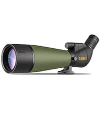 Gosky Flagship DiamondEdge 20-60x80 Spotting Scope with Tripod, Carrying Bag and Quick Phone Holder - BAK4 High Definition Waterproof Spotter Scope for Bird Watching Wildlife observing,Green