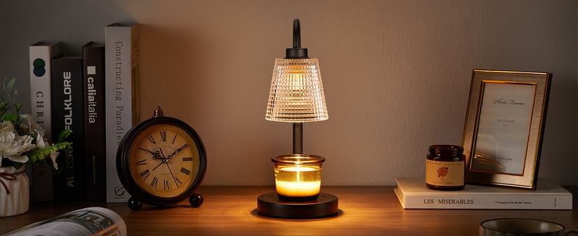 Dimmable Candle Warmer for Jar Candles, Height Adjustable Wax Warmer,Halloween Decorations House Warming Gifts New Home Innqoo Candle Warmer Lamp with Timer Home Decor Birthday Gifts for Women B0DZFGTCLR