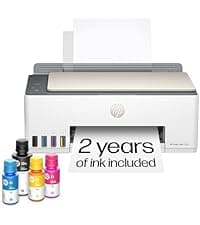 HP DeskJet 2855e Wireless All-in-One Color Inkjet Printer, Scanner, Copier, Best-for-home, 3 months of Instant Ink included, Single-band Wi-Fi connectivity (588S5A)