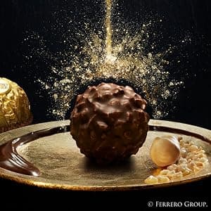 Ferrero Collection Grand Assortment, Hazelnut, Dark, Coconut, Almond, Cappuccino, Holiday Gift Box, 24 Count, 8.7 oz