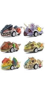 DINOBROS Dinosaur Chomper Toys for Kids with 3 Roar Sounds and Light Jurassic Dinosaurs Grabber Claw T-Rex Reacher Robot Hand Pincher Dino Snapper