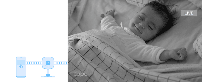 TP-Link Tapo 1080P Indoor Security Camera for Baby Monitor, Dog Camera w/Motion Detection, 2-Way Audio Siren, Night Vision, Cloud & SD Card Storage, Works w/Alexa & Google Home (Tapo C100)