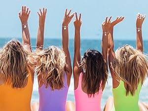 Top Plaza Best Friends Forever and Ever Necklaces for 3 BFF Heart Puzzle Matching Alloy Pendant Necklaces Set Friendship Jewelry for Sisters