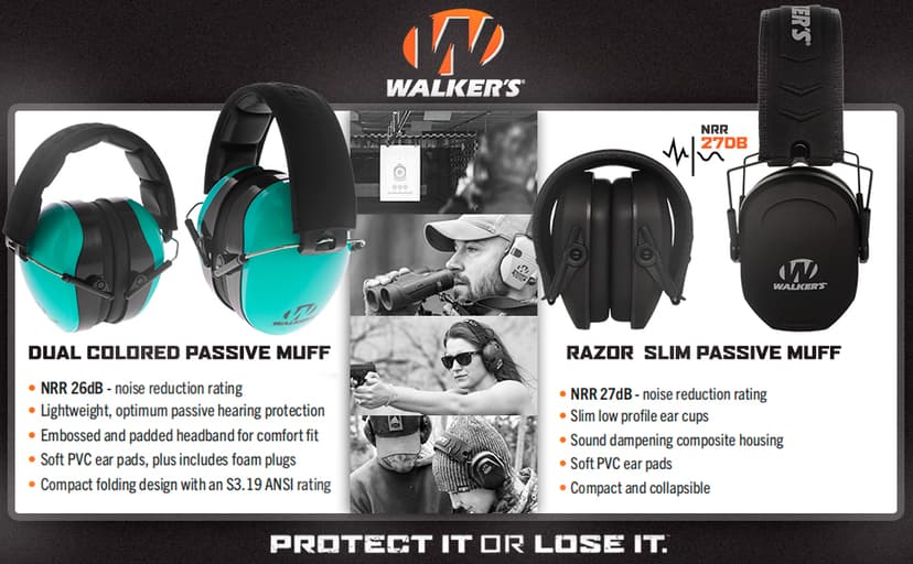 Walker's unisex-adult Walker's Earmuffs