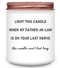 Homsolver Mother in Law Gifts, Mothers Day Birthday Gifts for Mother-in-Law, Anniversary Retirement Gift for Mom from Daughter Son in Law, Funny Lavender Candle Gift for Mom in Law B0DHLFTZ65