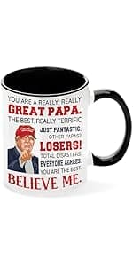 Grandpa Gifts - Grandpa Christmas Gift - Best Grandfather Ever Gifts From Grandchildren - Funny Gift For Grandfather - Father's Day Birthday Christmas Idea - Grandpas Ceramic Mug11 Oz