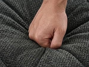 Comfy Recliner Chair for Elderly Seniors Adults, Overstuffed Manual Recliner, Ergonomic Back Pain Relief w/Pockets, Reading Apt Bedroom Living Room, Birthday Gift, Camel