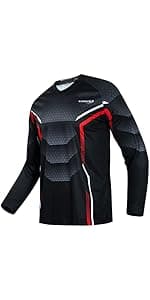 Weimostar Men's Cycling Jersey MTB T Shirt Long Sleeve Mountain Bike Motorcycle Outdoor Bicycle Clothes