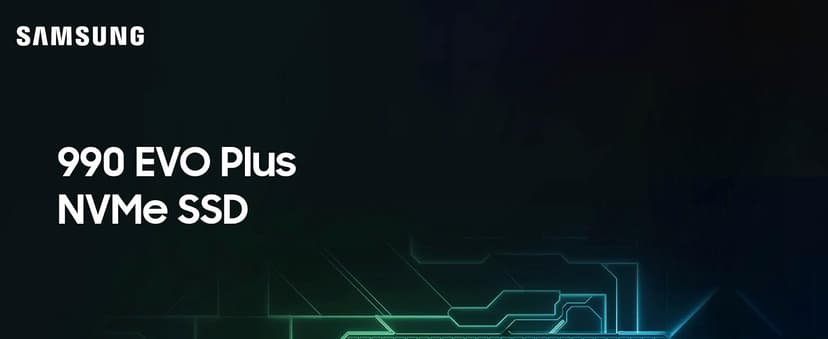 Samsung 990 EVO Plus SSD 2TB, PCIe Gen 4x4, Gen 5x2 M.2 2280, Speeds Up-to 7,250 MB/s, Upgrade Storage for PC/Laptops, HMB Technology and Intelligent Turbowrite 2.0, (MZ-V9S2T0B/AM)