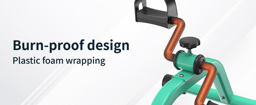 Pedal Exercise mini Exercise Bike for Leg and Arm Recovery Exercise Lightweight and Portable Floor Bike