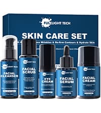 Beard Kit for Men Grooming & Care W/3 Pack Beard Oil, Wash, Balm, Comb, Brush, Scissors,Anniversary Valentines Birthday Fathers Gifts Idea for Husband Him Boyfriend Dad Men Christmas Stocking Stuffers