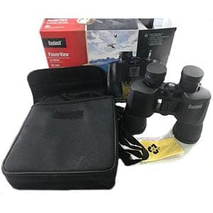 Bushnell PowerView 10x50mm Porro Prism Instafocus Binoculars – Realtree AP Camo, Ideal for Hunting, Birding, Hiking & Outdoor Adventures