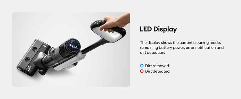 Ultenic Wet Dry Vacuum Cleaner, Cordless Vacuum Mop Combo with Self-Cleaning, 50min Runtime, Smart Mess Detection, Edge Cleaning, LED Display, 3-in-1 Floor Cleaner Machine for Hard Floor, AC1 Elite