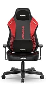 DXRacer Master XL Video Gaming Chairs for Adults, Ergonomic Reclining Computer Gaming Chair, Racing Style Height Adjustable (EPU Leatherette, Black Line)