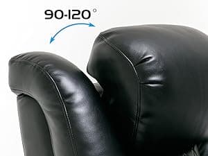 Airadlis Home Theater Seating Seats Dual Power Movie Theater Chairs Theater Recliner Sofa with 7 Colors Ambient Lighting, Lumbar Pillow, Side Pocket, Tray Table,Type-C USB Charge