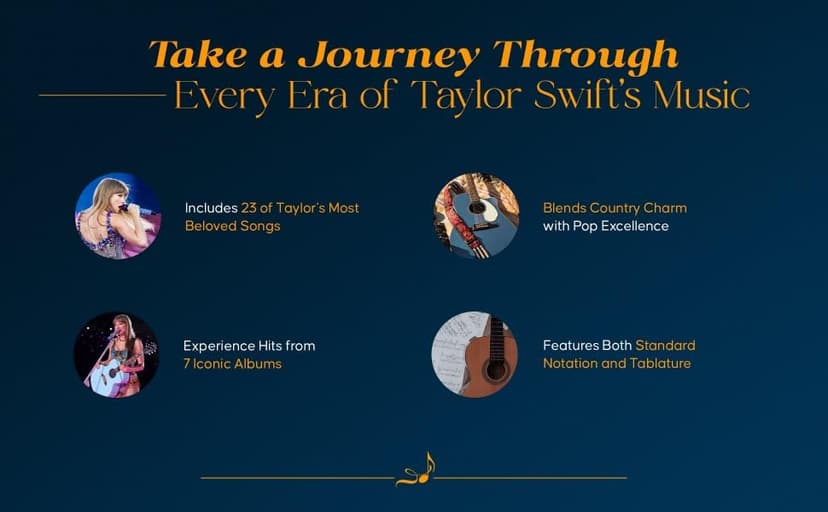 Taylor Swift - Easy Guitar Anthology, 2nd Edition | 23 Songs for Beginners with Chords and Tabs | Pop and Country Guitar Songbook for Acoustic and ... and Fans (Easy Guitar With Notes & Tab)