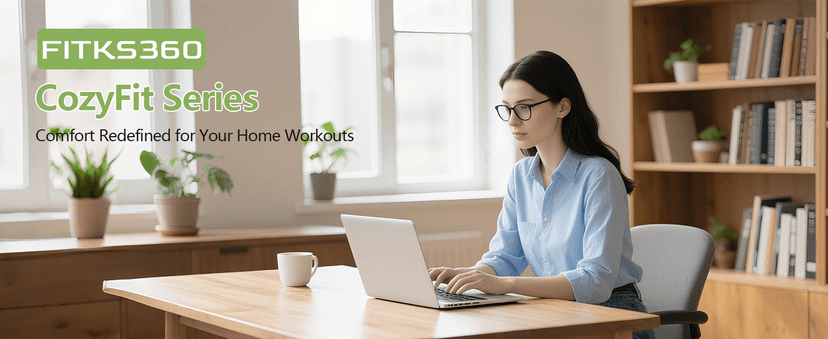 FITKS360 Under Desk Elliptical & Mini Exercise Bike - Seated Electric Leg Exerciser Under Table Oval Electric - Seniors Sit Exerciser Full Assembled Pedal with Remote Control