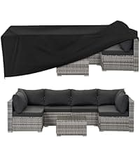 Arcedo Patio Chaise Lounge Cover Water Resistant, 2 Pack of Pool Lounge Chair Covers for Outside Stackable Cushions and Outdoor Furniture, 80" x 30" x 26" H, Black