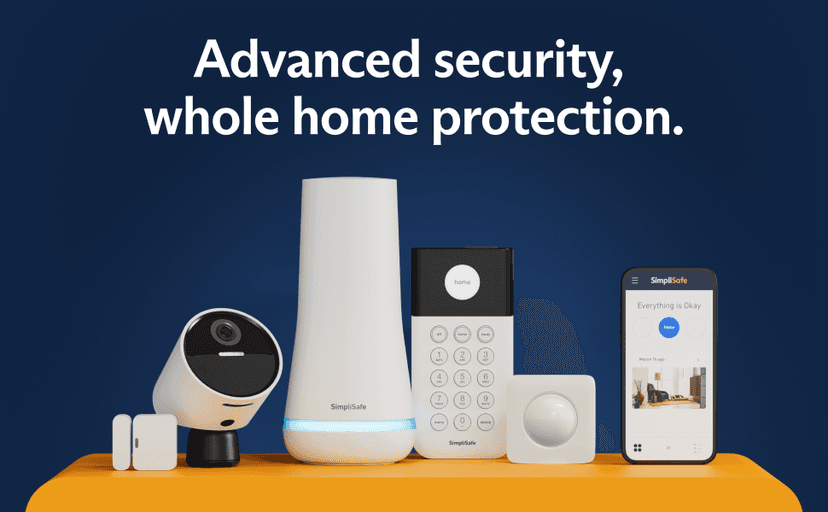 SimpliSafe 105dB Auxiliary Siren - Compatible with Gen 3 Home Security System
