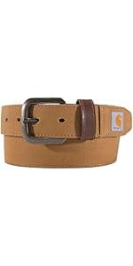 Carhartt Women's Casual Rugged Belts, Available in Multiple Styles, Colors & Sizes