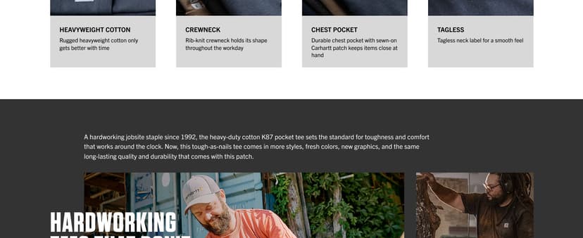 Carhartt Men's Loose Fit Heavyweight Short-Sleeve Pocket T-Shirt (Also Available in Big & Tall)