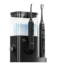 Aquasonic Black Series Ultra Whitening Toothbrush – ADA Accepted Electric Toothbrush- 8 Brush Heads & Travel Case – 40,000 VPM Electric Motor & Wireless Charging - 4 Modes w Smart Timer B072YVWBXH